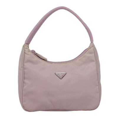 $1320 PRADA Tessuto Nylon Hobo Mini Pink Lilac