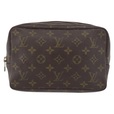 $600 1984 LOUIS VUITTON Monogram Trousse Toilette 23 Clutch Bag 841