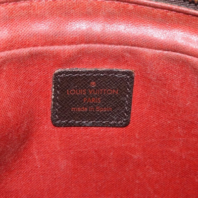 $1130 1998 LOUIS VUITTON Damier Ebene Toiletry Bag 25 CA0968