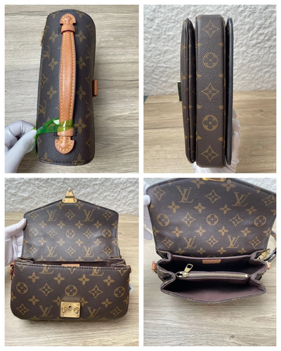 $3350 RFID Louis Vuitton Monogram Pochette Metis East West