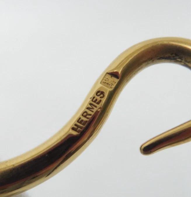 $450 Hermes Jumbo Hook Bracelet Accessory