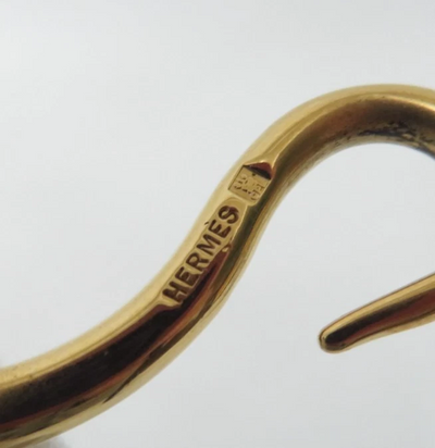 $450 Hermes Jumbo Hook Bracelet Accessory
