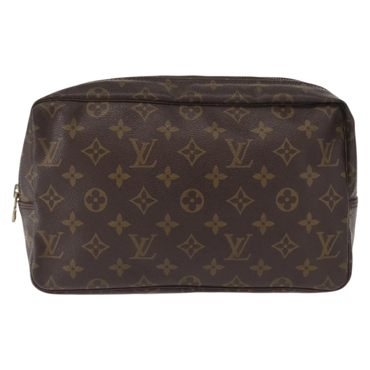 $600 1990 LOUIS VUITTON Monogram Trousse Toilette 28 Clutch Bag NO0930