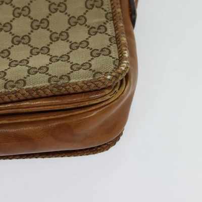 $1890 GUCCI Marrakech Messenger Bag GG Canvas Medium