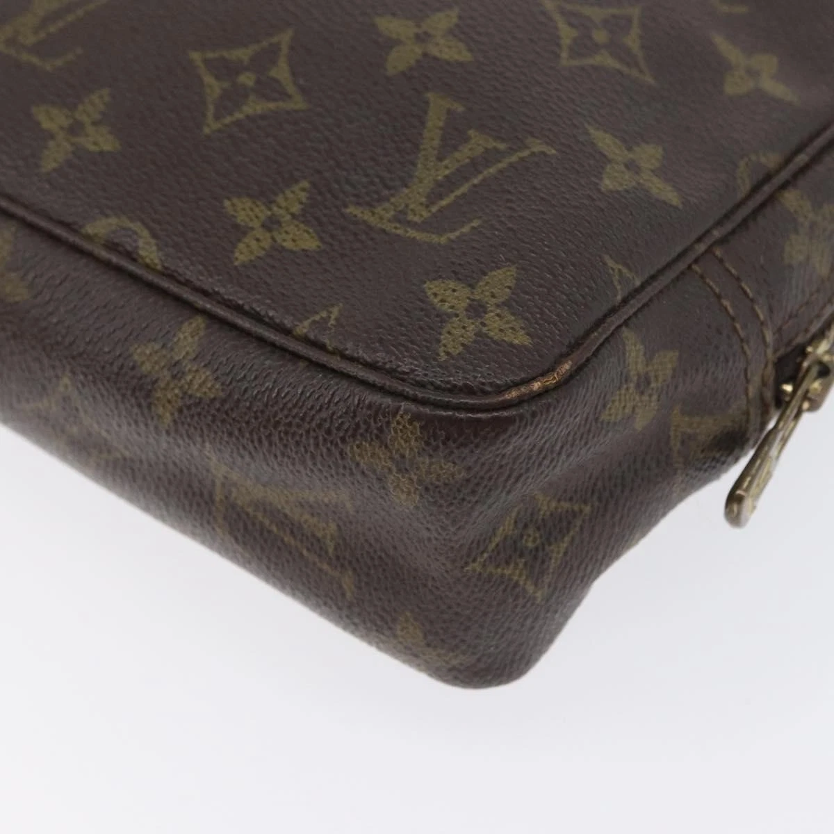 $600 1984 LOUIS VUITTON Monogram Trousse Toilette 23 Clutch Bag 841