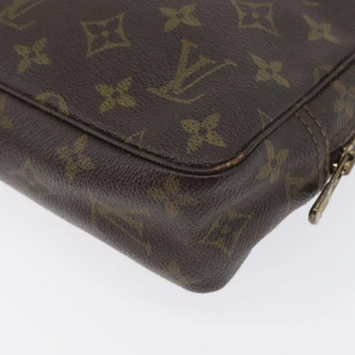 $600 1984 LOUIS VUITTON Monogram Trousse Toilette 23 Clutch Bag 841