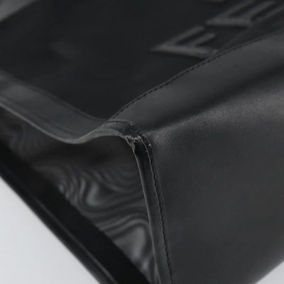 $1650 FENDI Zucca FF Tote Mesh Black Tote
