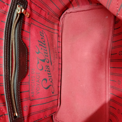 Louis Vuitton LV Tote Bag Neverfull PM Brown Damier  VI1099