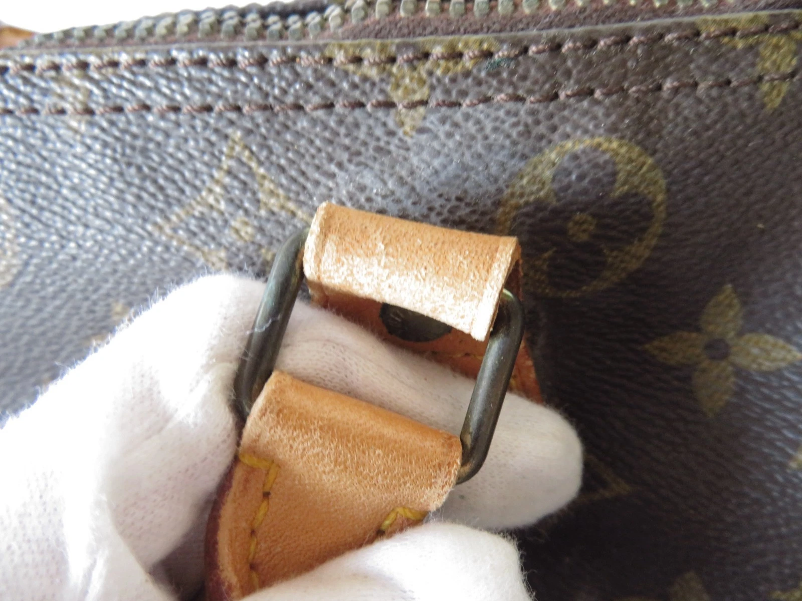 Authentic Louis Vuitton Monogram Speedy 30 Hand Bag F#45163