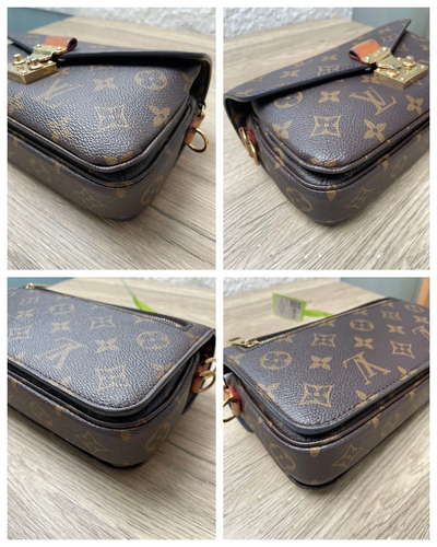 $3350 RFID Louis Vuitton Monogram Pochette Metis East West