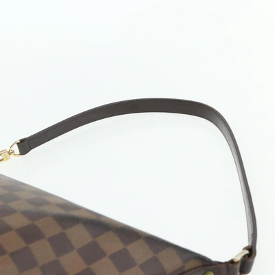 $1050 2005 LOUIS VUITTON Damier Ebene Illovo MM Shoulder Bag AR0065