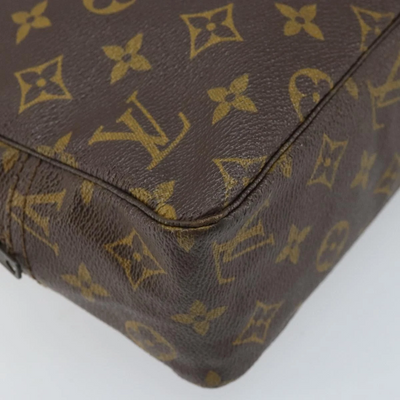 $600 LOUIS VUITTON Monogram Trousse Toilette 28 Clutch Bag VINTAGE