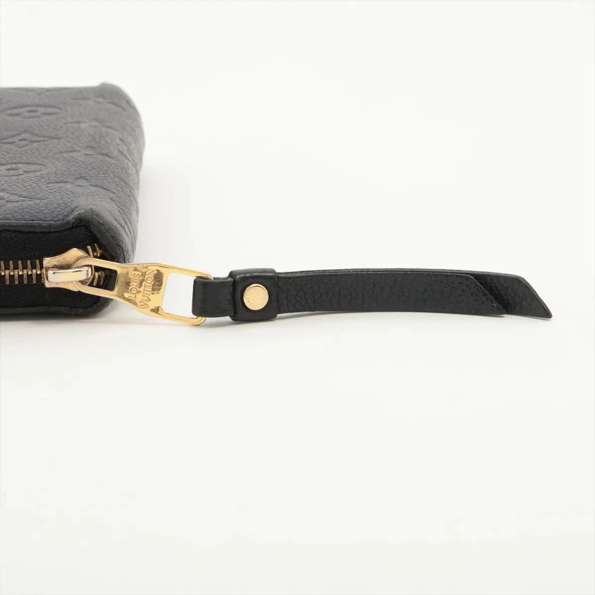 $1170 Louis Vuitton Empreinte Zippy Wallet M61864 Noir Zip Round Wallet