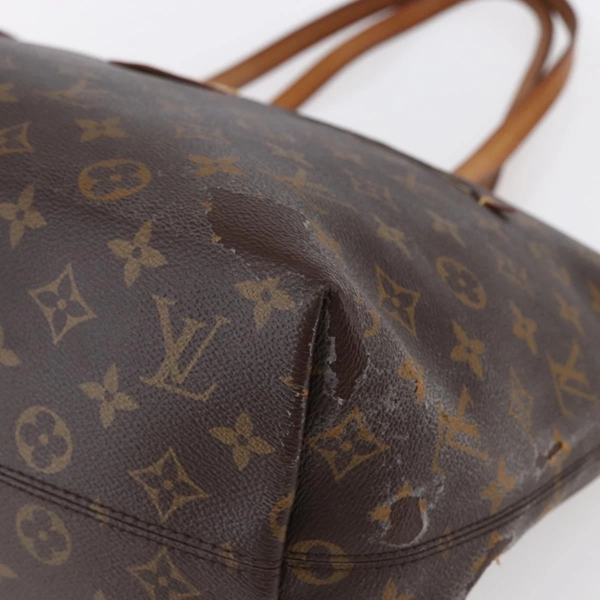 $1490 2016 LOUIS VUITTON Monogram Iena MM Tote Bag FL4166