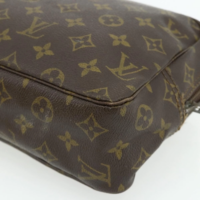 $600 1983 LOUIS VUITTON Monogram Trousse Toilette 28 Clutch Bag 831