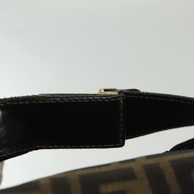 $980 2003 Fendi Zucca Canvas Vanity Hand Bag 2211-26715-009