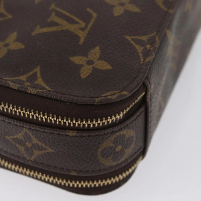 $750 2002 LOUIS VUITTON Monogram Trousse Blush PM VI0092
