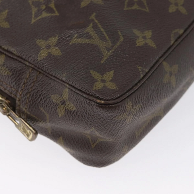 $600 1984 LOUIS VUITTON Monogram Trousse Toilette 23 Clutch Bag 841