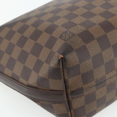 $1050 2005 LOUIS VUITTON Damier Ebene Illovo MM Shoulder Bag AR0065