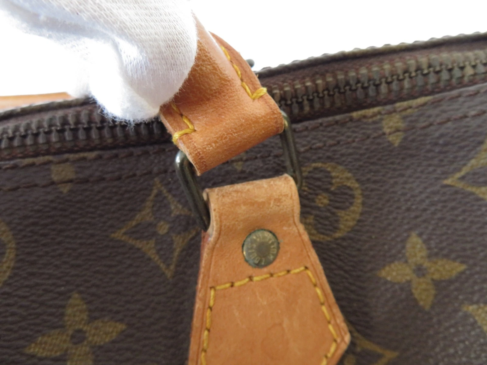 Authentic Louis Vuitton Monogram Speedy 30 Hand Bag F#45163