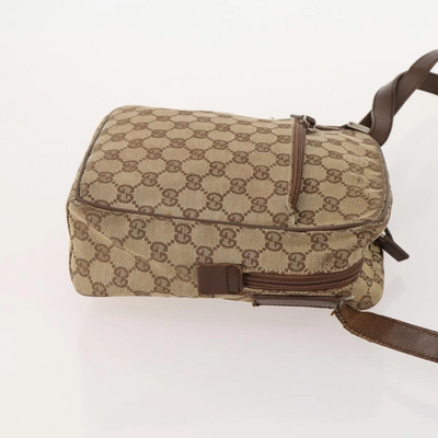 $1280 GUCCI GG Canvas Flight Messenger Bag