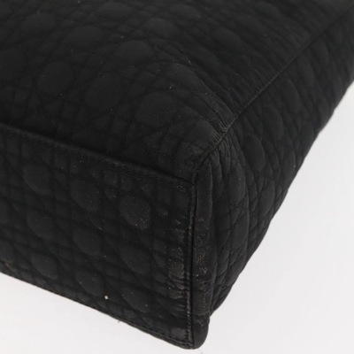 $4900 Christian Dior Nylon Cannage Large Lady Dior Black