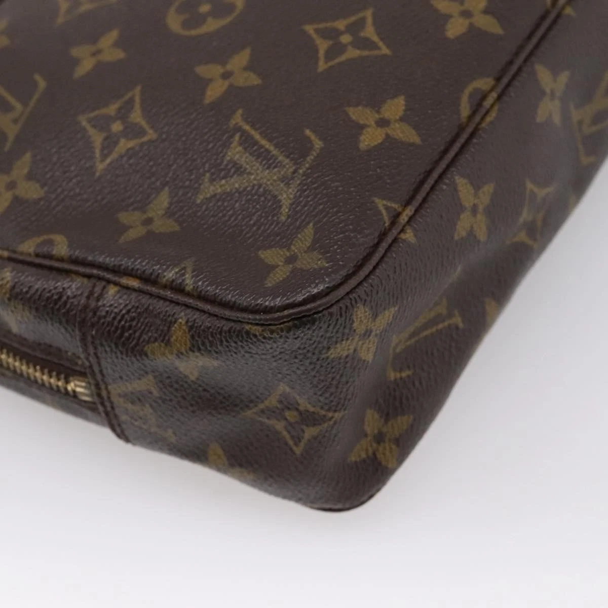 $600 1987 LOUIS VUITTON Monogram Trousse Toilette 23 874TH
