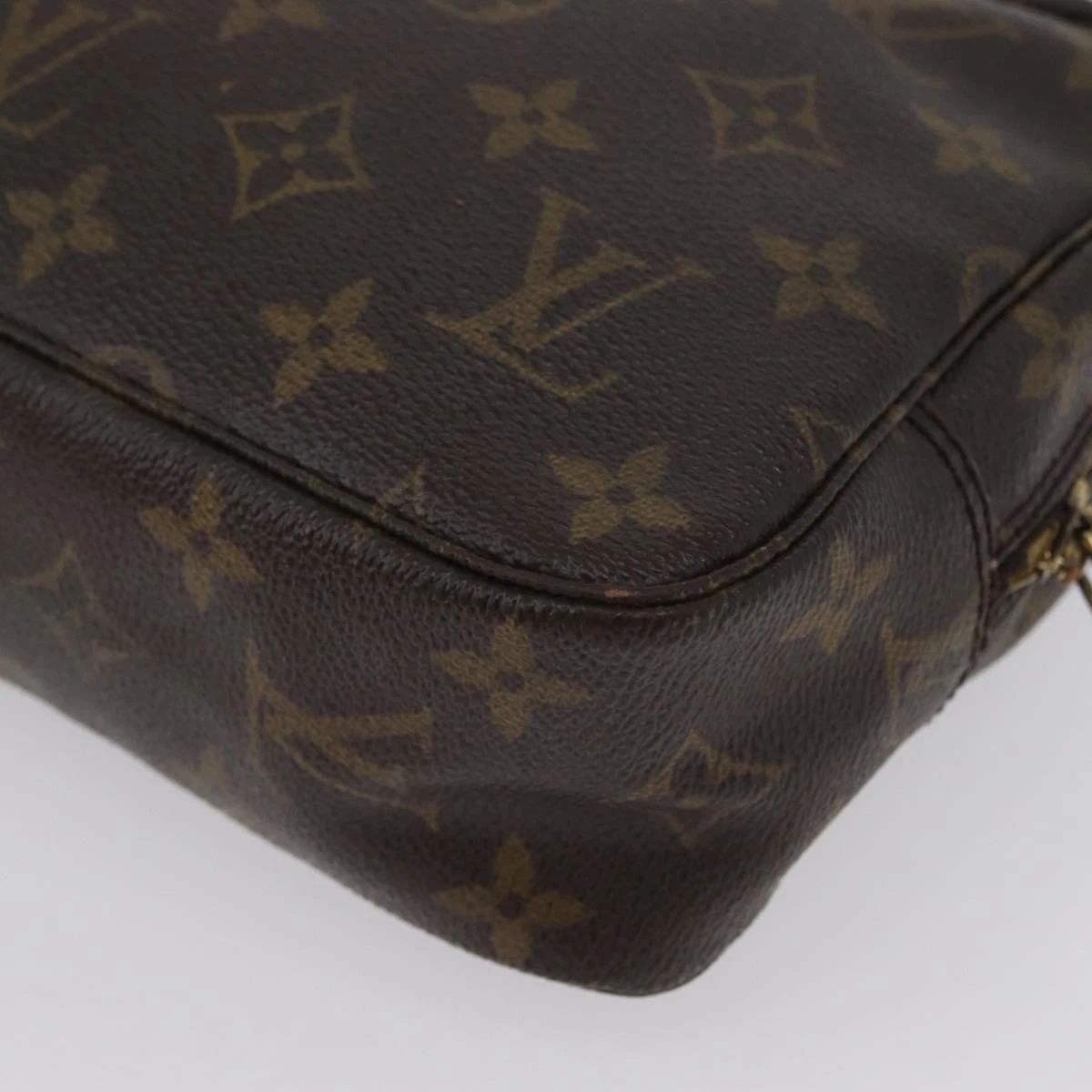 $600 1984 LOUIS VUITTON Monogram Trousse Toilette 23 Clutch Bag 884TH