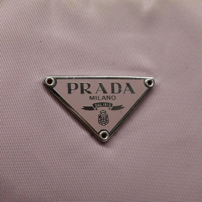 $1320 PRADA Tessuto Nylon Hobo Mini Pink Lilac