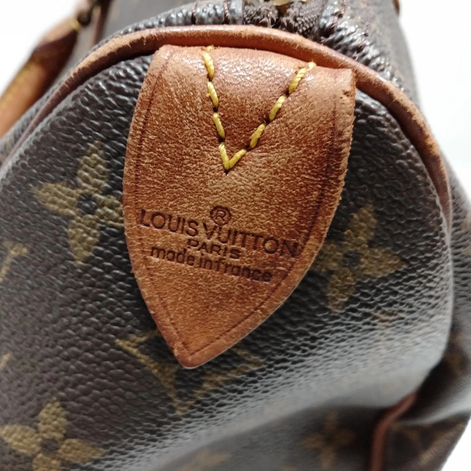 Louis Vuitton Speedy 25 Handbag Brown Monogram MI872