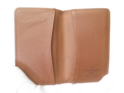 Authentic LOUIS VUITTON Monogram Pocket Organizer de Poche Card Case F#50764