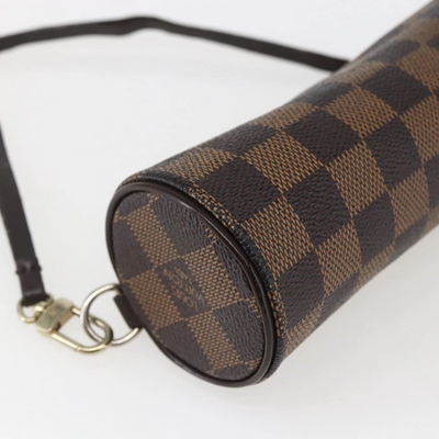 $1560 LOUIS VUITTON Damier Ebene Papillon Pochette VINTAGE