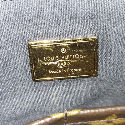Louis Vuitton LV Hand Bag Tote Miroir Black Vernis SN0188