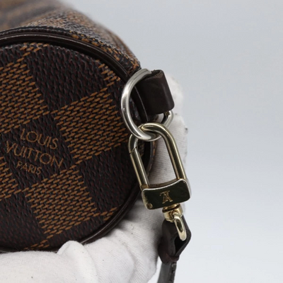 $1560 LOUIS VUITTON Damier Ebene Papillon Pochette VINTAGE