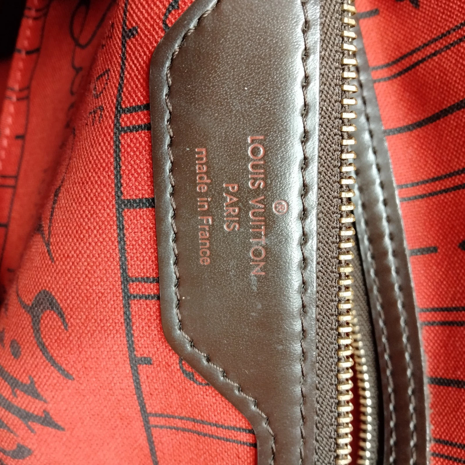 Louis Vuitton LV Tote Bag Neverfull PM Brown Damier  VI1099