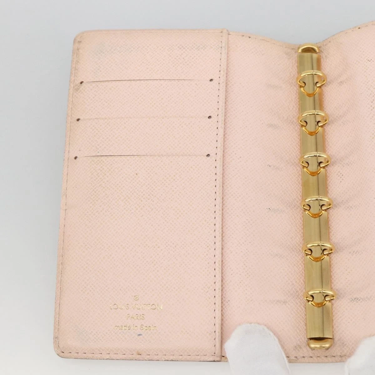 $650 2006 LOUIS VUITTON Monogram Koala Small Ring Agenda Cover Rose CA0076