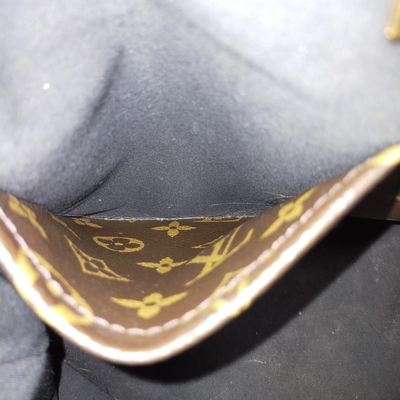 Louis Vuitton LV Hand Bag Tote Miroir Black Vernis SN0188
