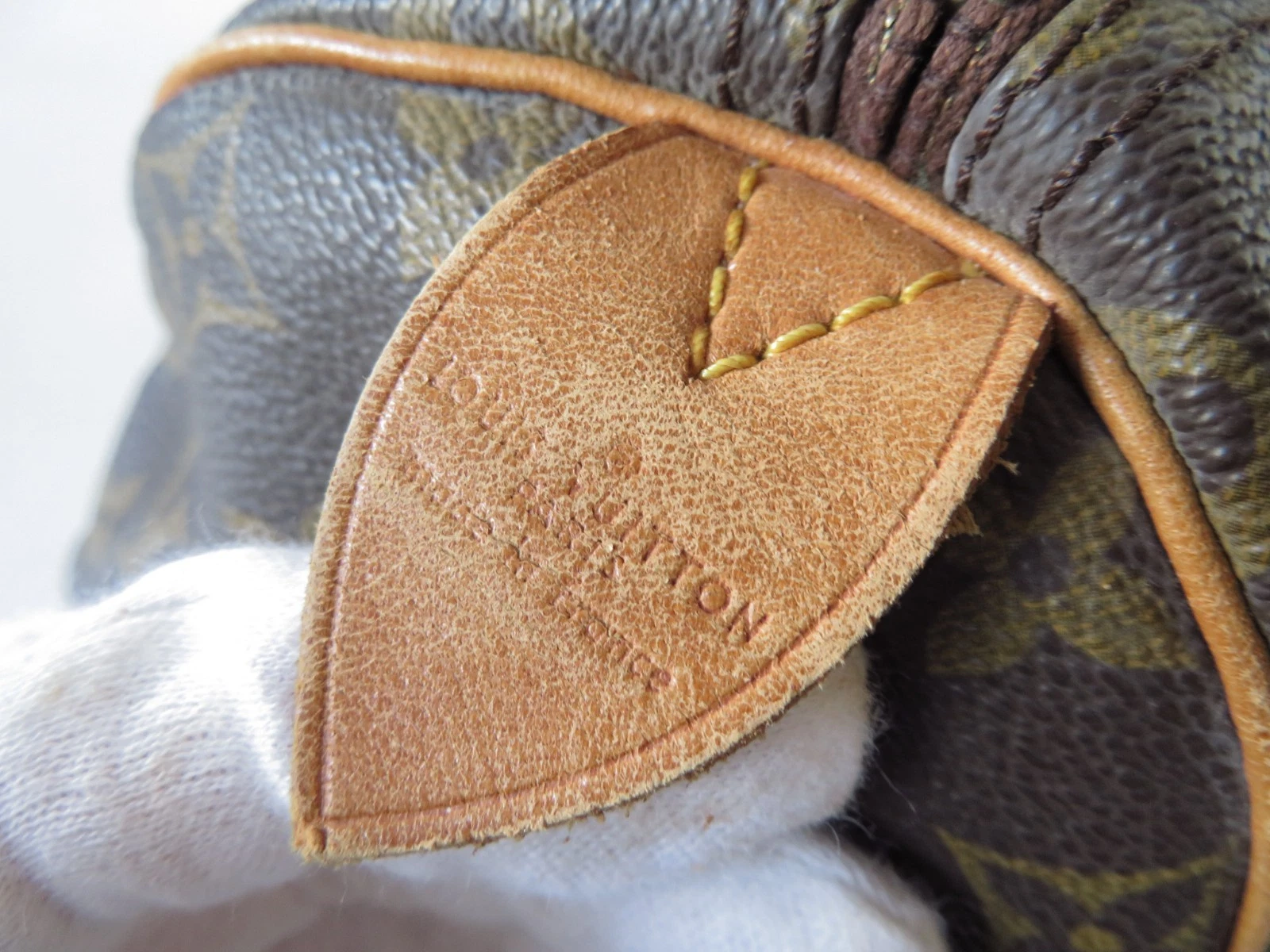 Authentic Louis Vuitton Monogram Speedy 30 Hand Bag F#45163