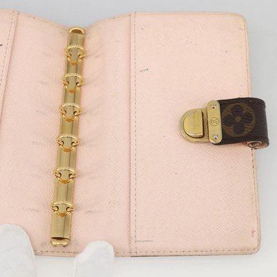$650 2006 LOUIS VUITTON Monogram Koala Small Ring Agenda Cover Rose CA0076