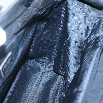 $1250 PRADA Nylon Tessuto Opaline Tote Black