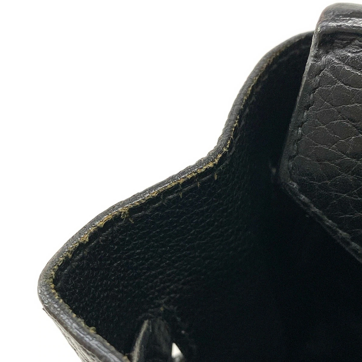 HERMES Birkin 35 Black Togo Square J Handbag 227277376487