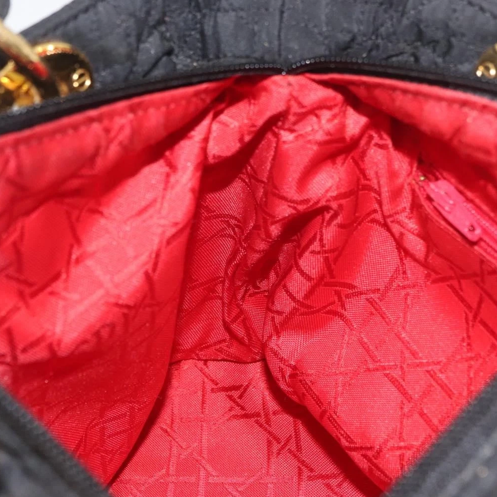 $5100 Dior Nylon Cannage Medium Lady Dior Black