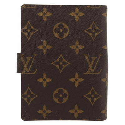 $650 2005 LOUIS VUITTON Monogram Agenda Koala PM Silver CA0065