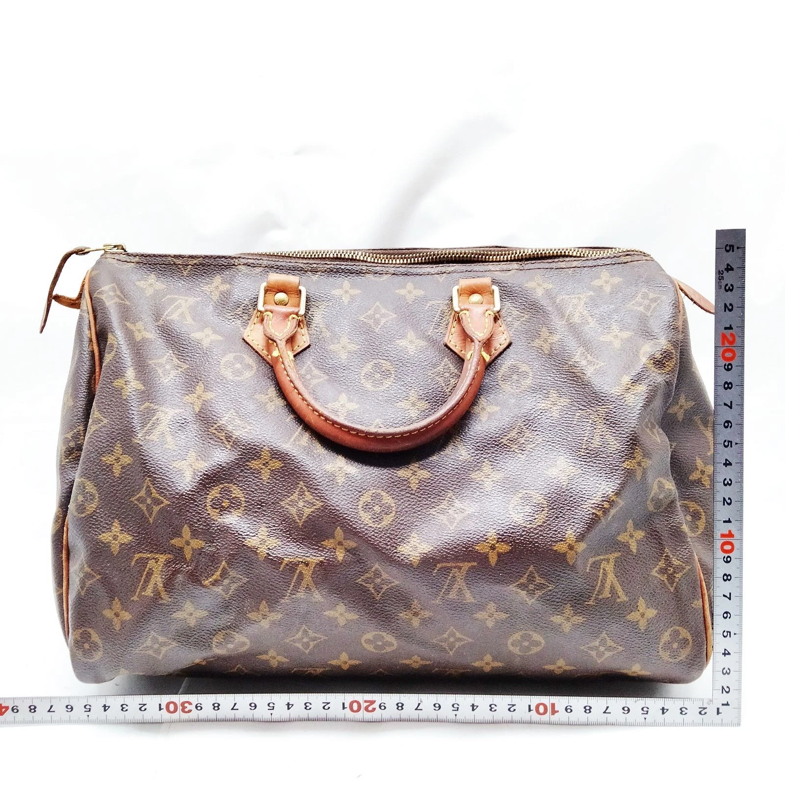 $1730 2002 Louis Vuitton Monogram Speedy 35 TH0092