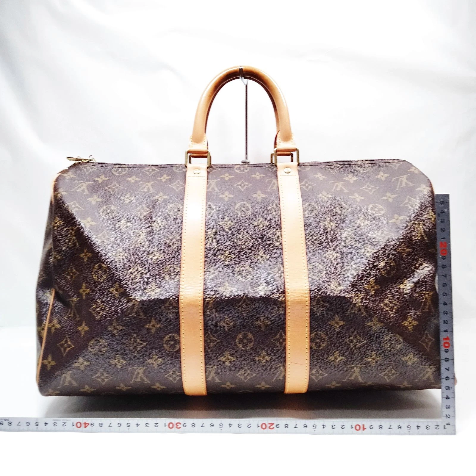 Louis Vuitton Keepall 45 Boston Bag Brown Monogram FL0040