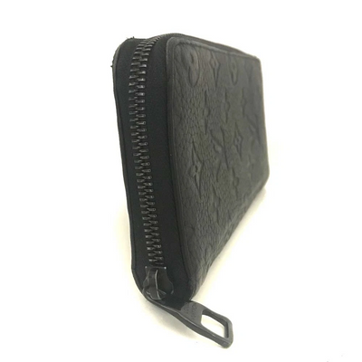 $1210 Louis Vuitton Monogram Empreinte Vertical Zippy Round Long Wallet