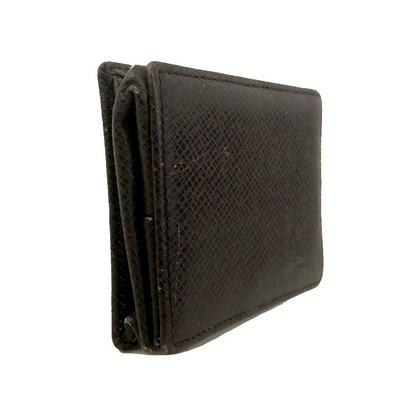 Louis Vuitton Taiga Porte Mannaie Boite Leather Coin Purse Wallet MI0928
