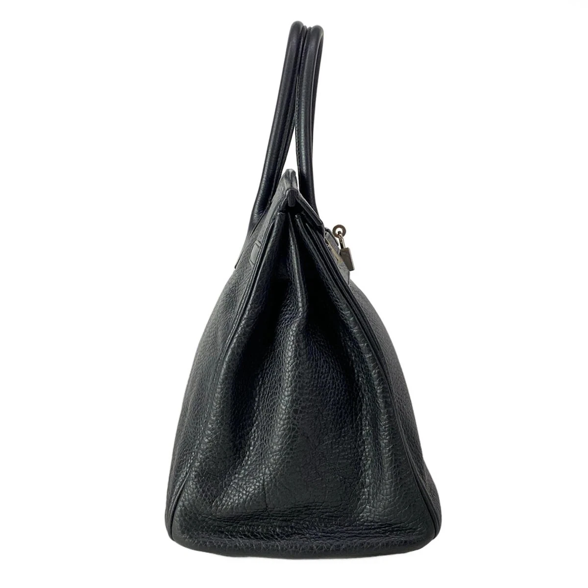 HERMES Birkin 35 Black Togo Square J Handbag 227277376487