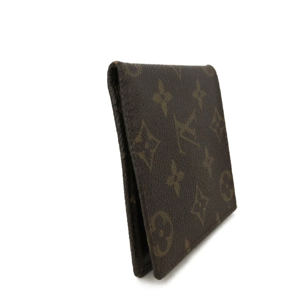Vintage Louis Vuitton Monogram Bifold Wallet Brown