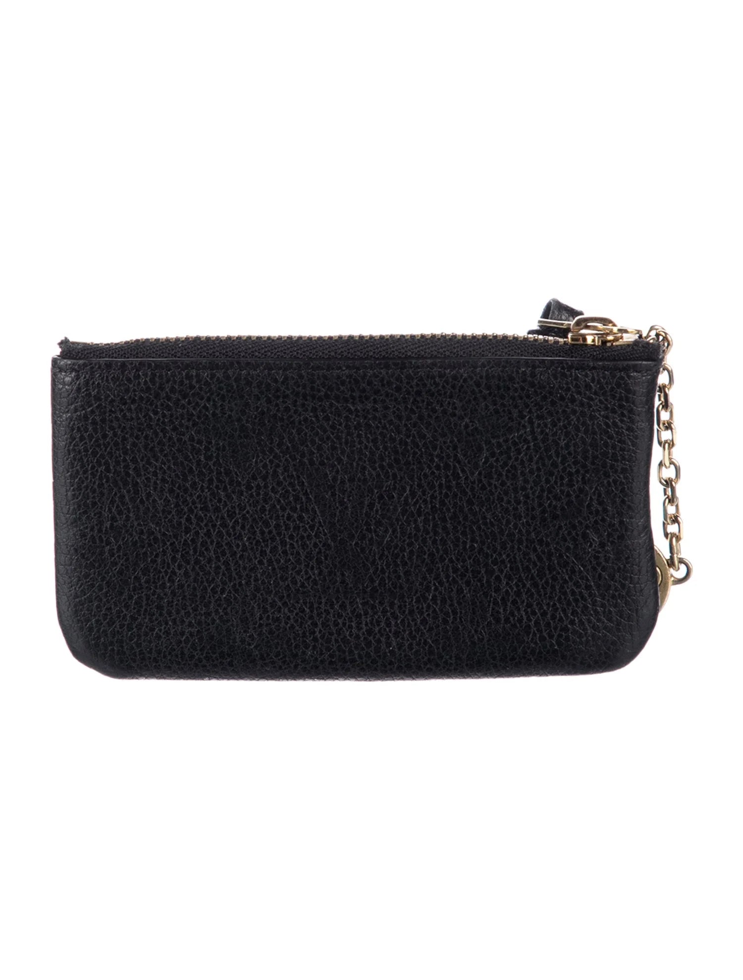 $475 2022 Louis Vuitton Empreinte Monogram Giant Key Pouch Black